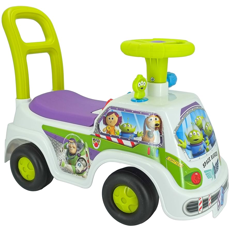 Amazon.com: Kiddieland: Adventure Ride-On - Buzz Lightyear